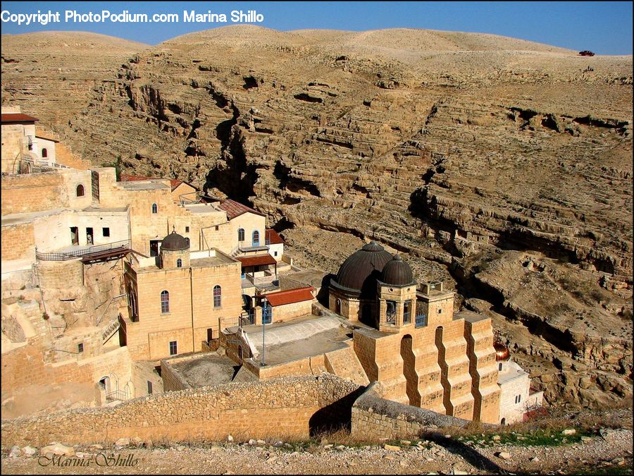 Castle, Fort, Architecture, Housing, Monastery, Brick, Tomb