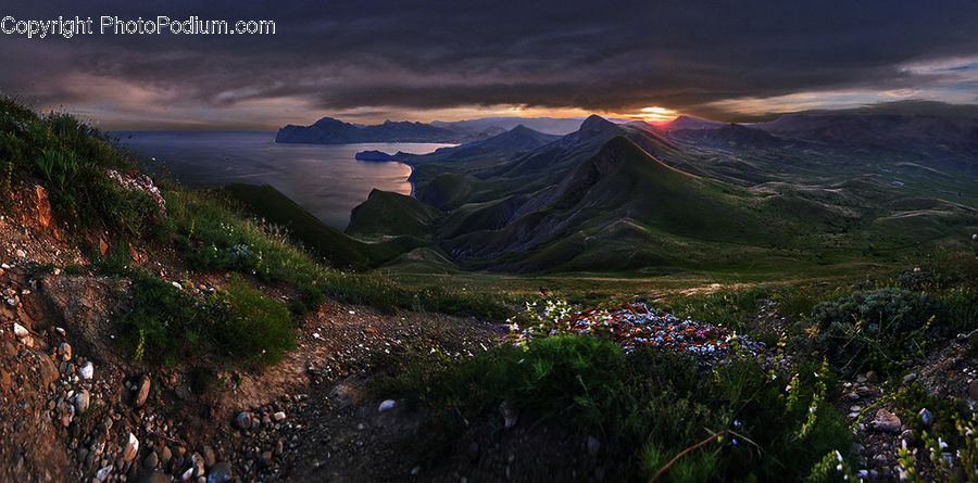 Mountain, Mountain Range, Outdoors, Mesa, Ground, Soil, Bush