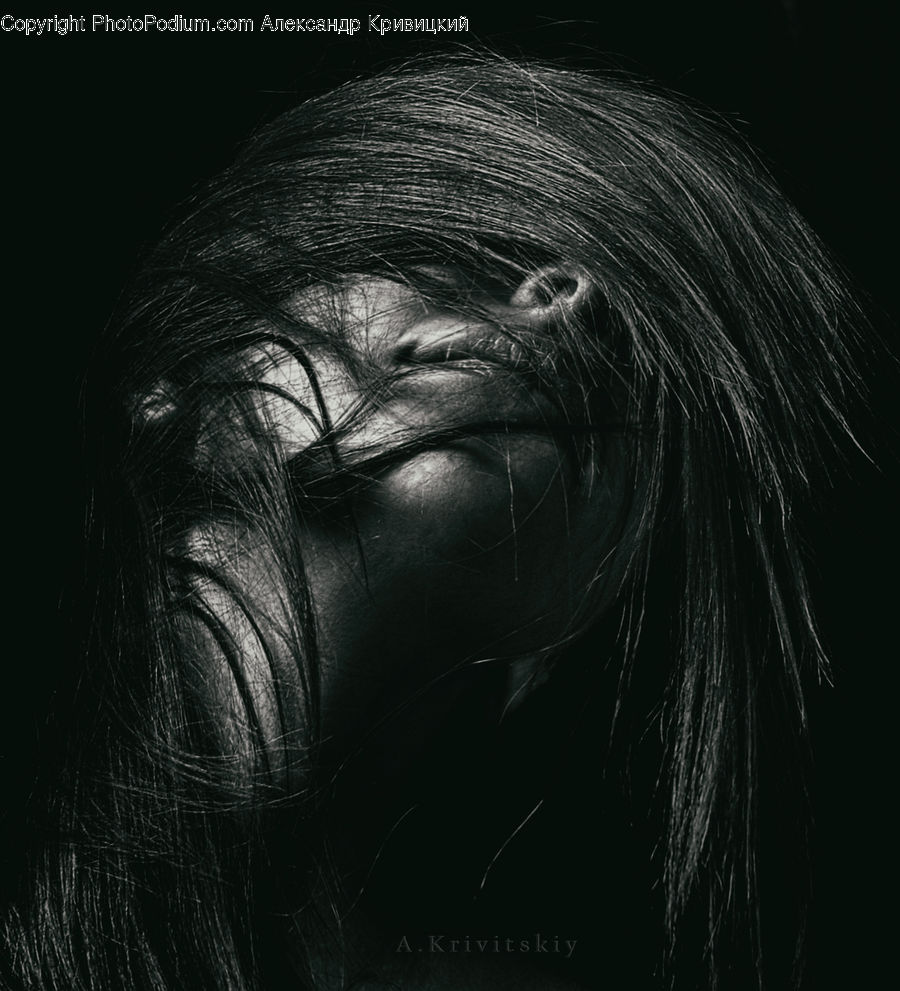 Person, Portrait, Animal, Ape, Mammal, Monkey
