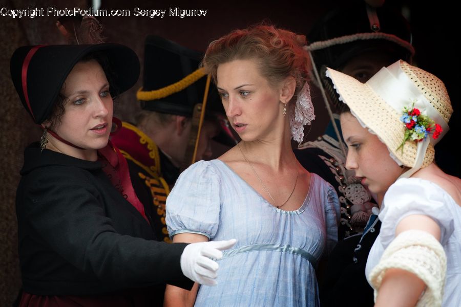 People, Person, Human, Bonnet, Hat, Graduation, Bra