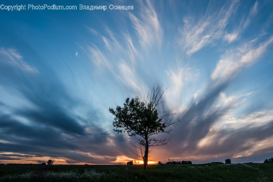Azure Sky, Cloud, Outdoors, Sky, Dawn, Dusk, Red Sky