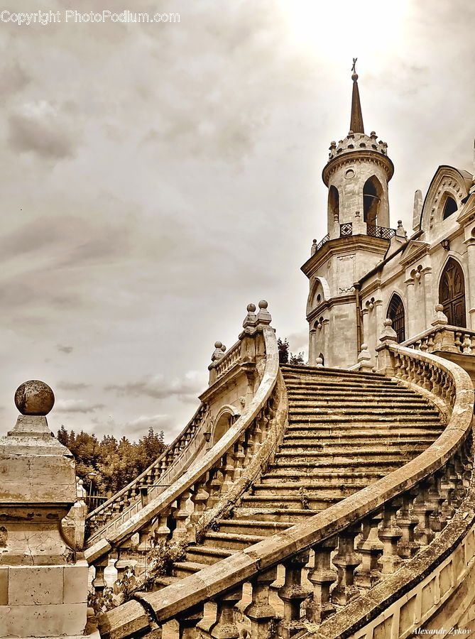 Architecture, Bell Tower, Clock Tower, Tower, Housing, Monastery, Dome