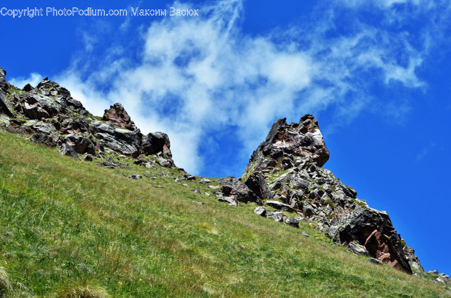 Crest, Mountain, Outdoors, Peak, Plateau, Ruins, Field