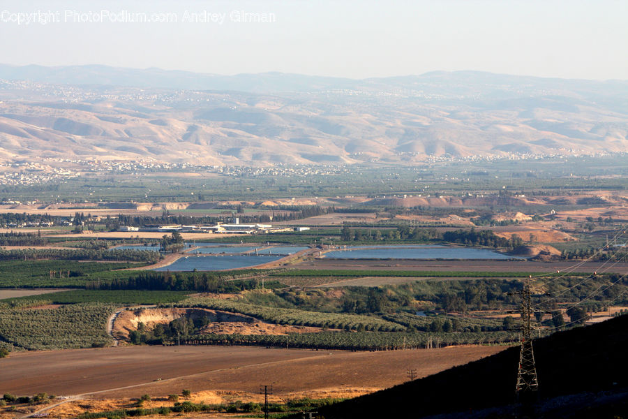 Aerial View, Outdoors, Plateau, City, Downtown, Metropolis, Urban