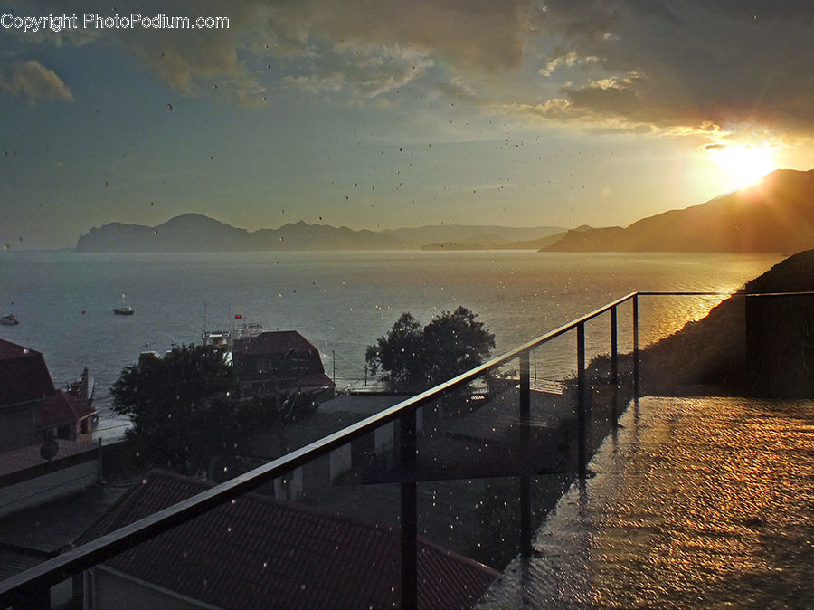 Boardwalk, Deck, Path, Sidewalk, Walkway, Banister, Handrail