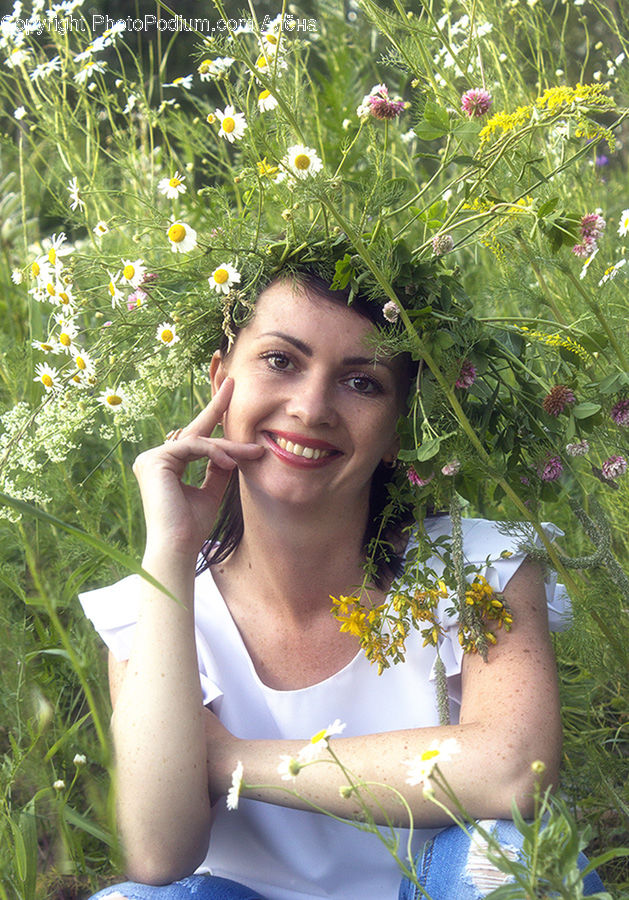 People, Person, Human, Plant, Potted Plant, Blossom, Flower