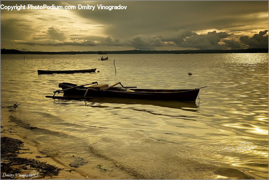 Boat, Dinghy, Watercraft, Cloud, Cumulus, Sky, Rowboat