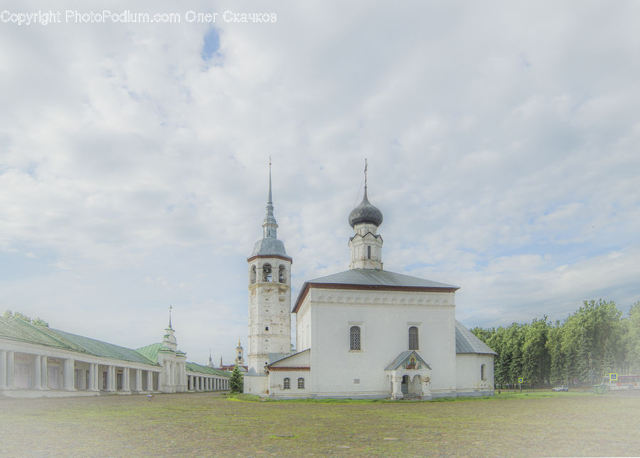 Architecture, Tower, Bell Tower, Clock Tower, Housing, Monastery, Church