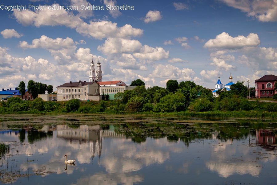 Cloud, Cumulus, Sky, Outdoors, Pond, Water, Azure Sky