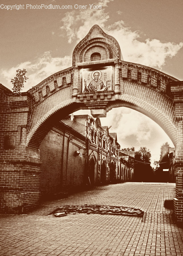Arch, Bridge, City, Downtown, Urban