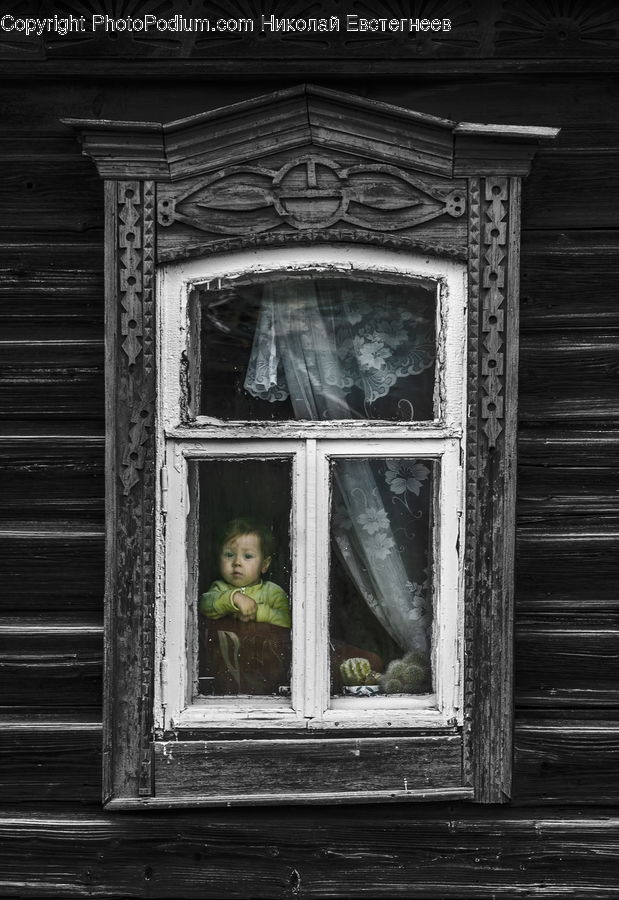 People, Person, Human, Brick, Window, Art, Face