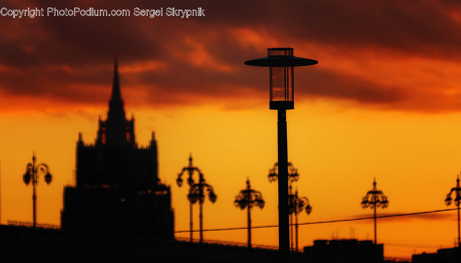 Architecture, Bell Tower, Clock Tower, Tower, Dusk, Outdoors, Sky