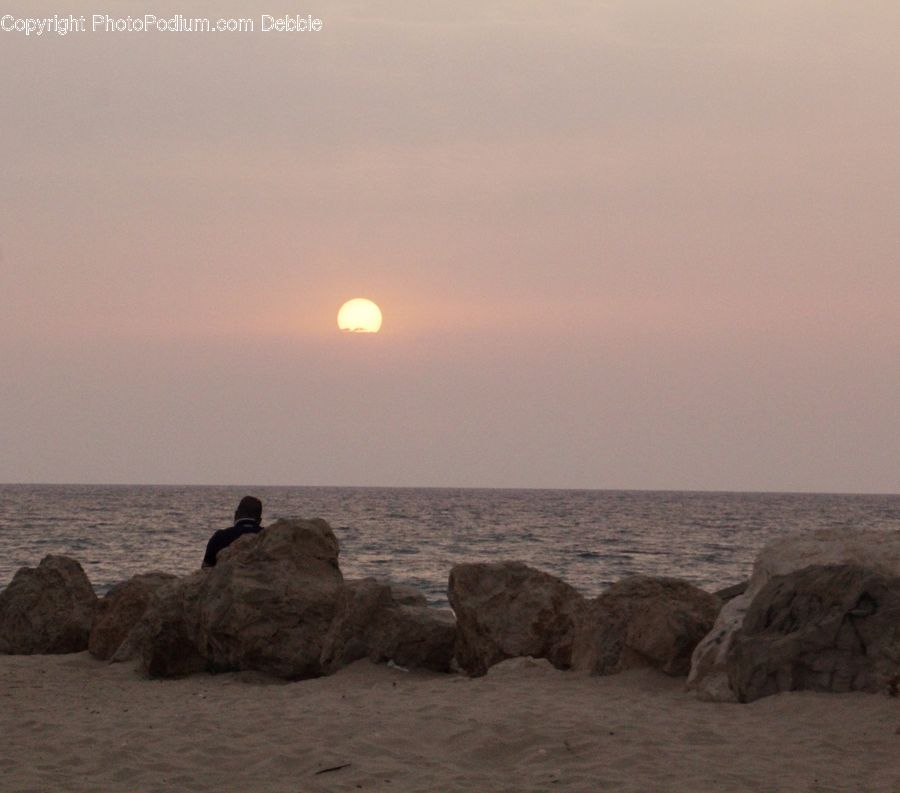 Rock, Beach, Coast, Outdoors, Sea, Water, Sand