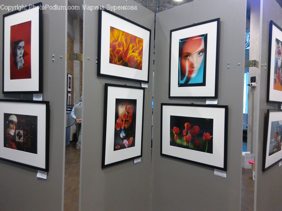 Art, Art Gallery, Monitor, Screen, Modern Art, Flyer, Poster