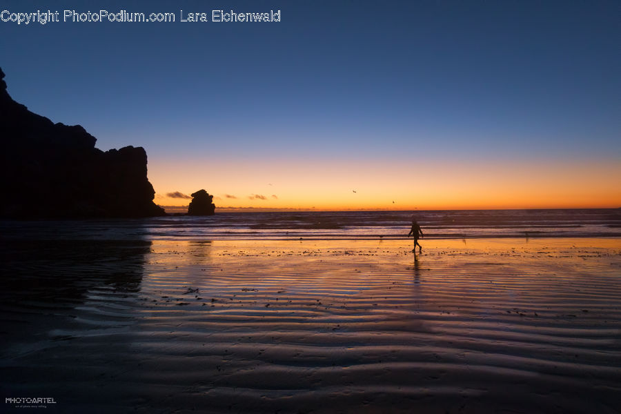 Outdoors, Ripple, Water, Dawn, Dusk, Red Sky, Sky