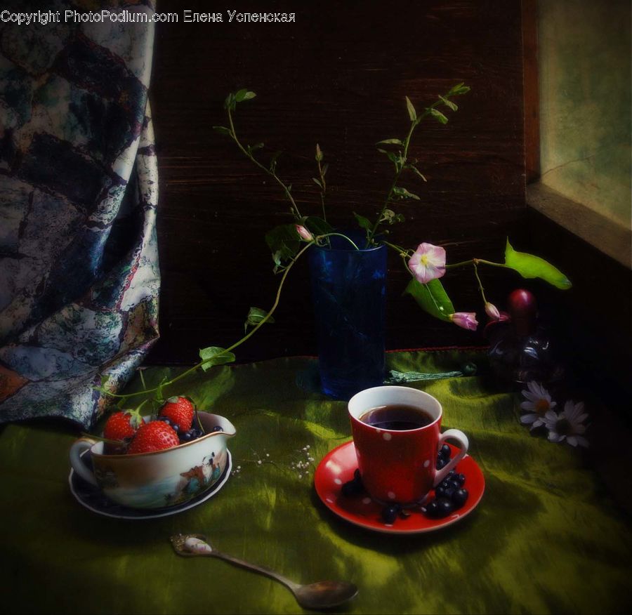 People, Person, Human, Cup, Porcelain, Saucer, Fruit