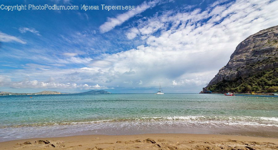 Beach, Coast, Outdoors, Sea, Water, Promontory, Sand