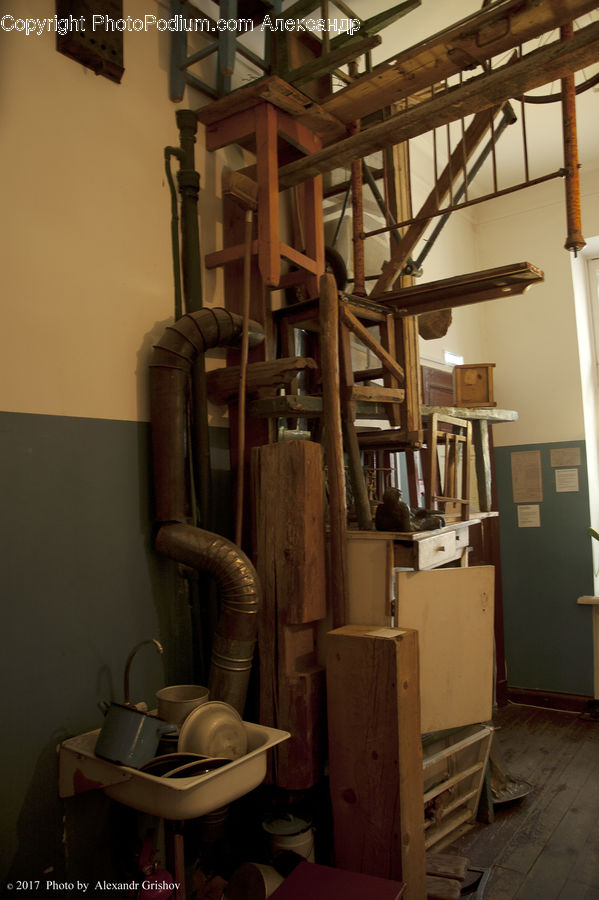 Toilet, Machine, Basement, Room, Furniture, Indoors, Interior Design