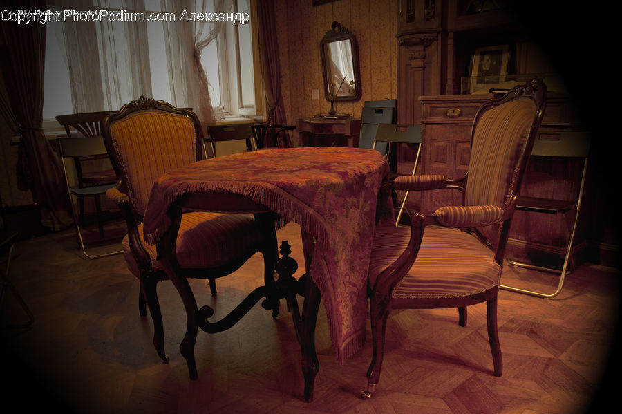 Chair, Furniture, Table, Tabletop, Indoors, Interior Design, Room