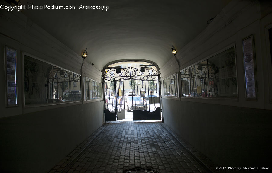 Corridor, Floor, Flooring, Arched, Altar, Architecture, Flyer
