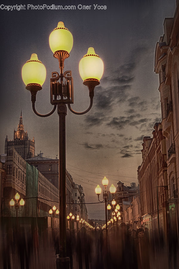 Lamp Post, Pole, Architecture, Castle, Fort, Lighting, Cathedral