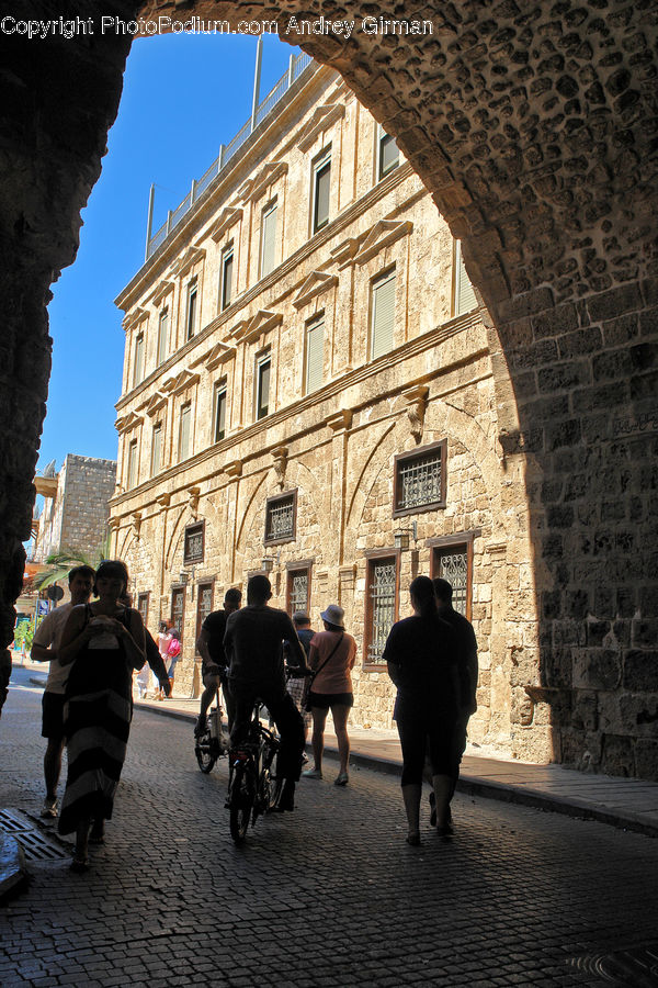 Human, People, Person, Arch, Bicycle, Bike, Cyclist