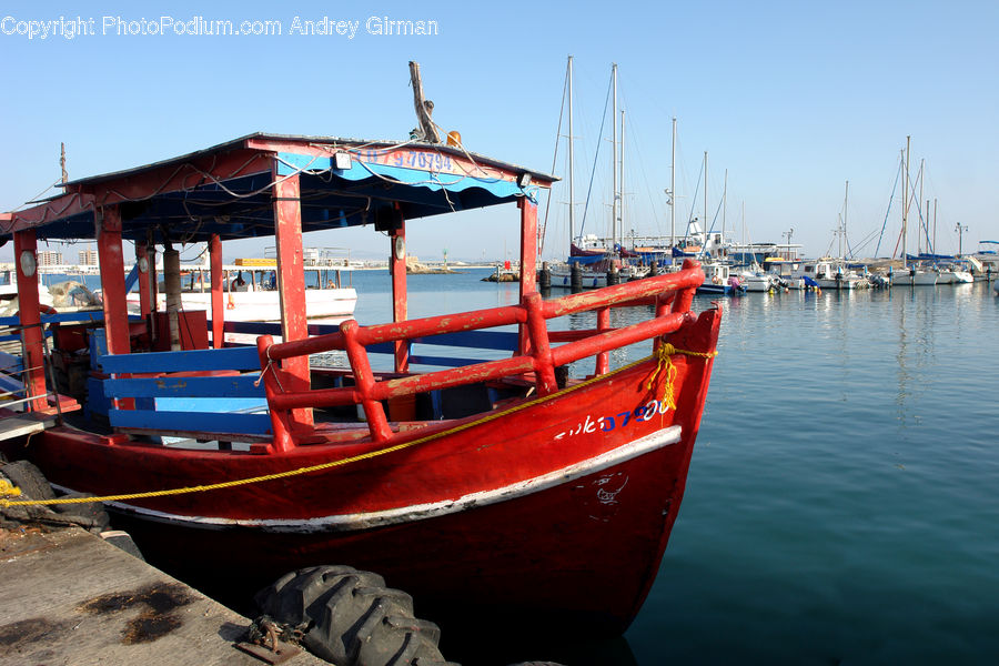 Chair, Furniture, Boat, Yacht, Dock, Port, Waterfront