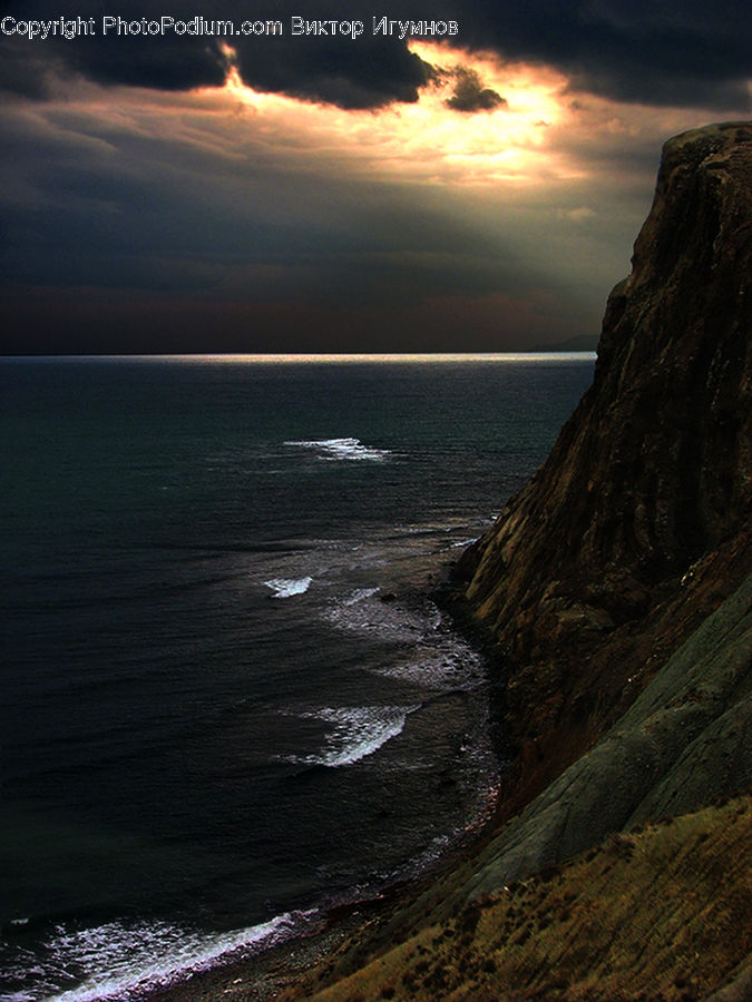 Coast, Outdoors, Sea, Water, Beach, Ocean, Promontory