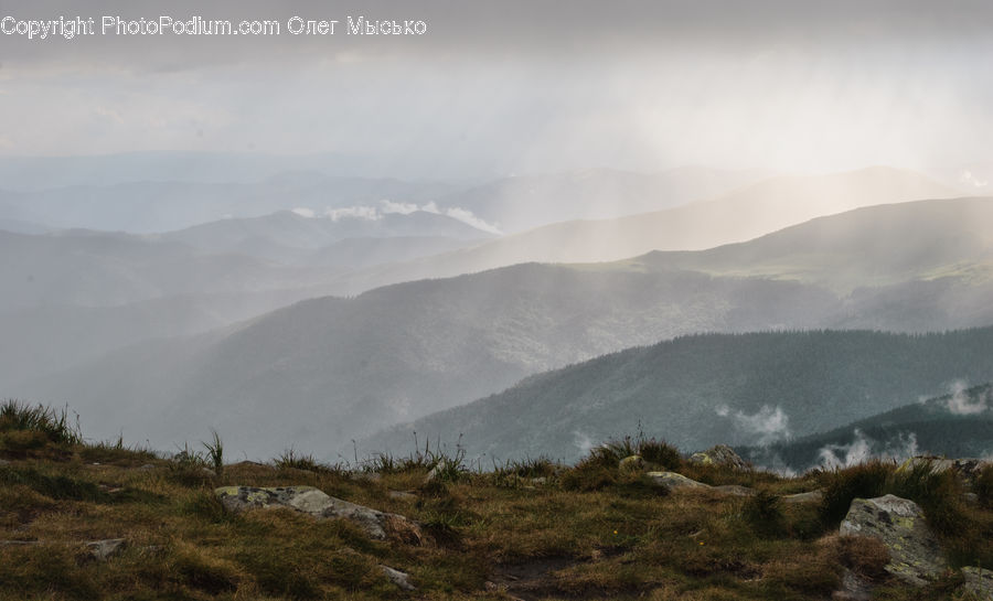 Crest, Mountain, Outdoors, Peak, Mountain Range, Landscape, Nature