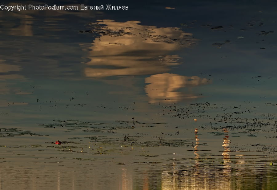 Azure Sky, Cloud, Outdoors, Sky, Ripple, Water, Cumulus