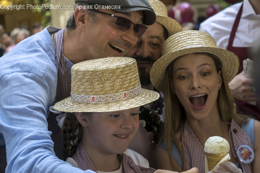 People, Person, Human, Hat, Cream, Creme, Dessert