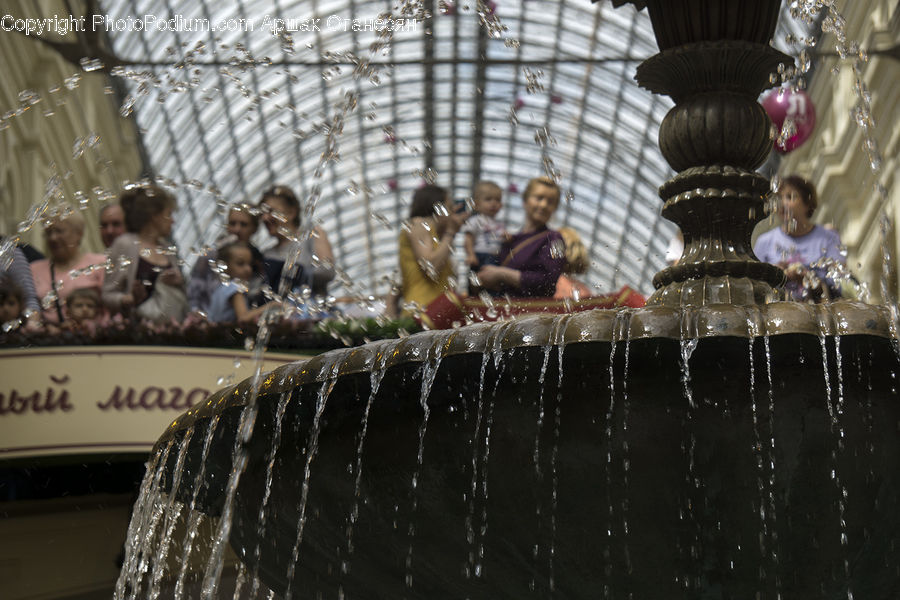 People, Person, Human, Fountain, Water, Sport, Swimming