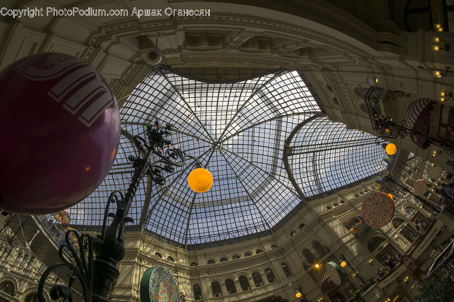 Architecture, Dome, Housing, Skylight, Window, Lighting, City
