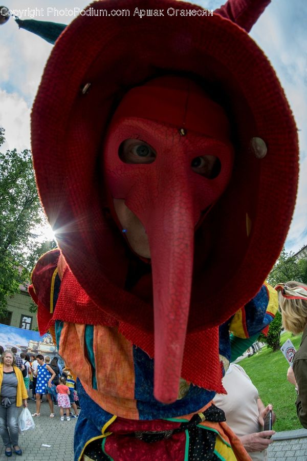 People, Person, Human, Clown, Performer, Inflatable, Carnival
