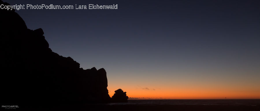 Dawn, Dusk, Sky, Sunrise, Sunset, Silhouette, Red Sky