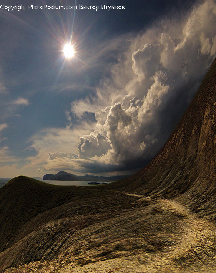 Dirt Road, Gravel, Road, Azure Sky, Cloud, Outdoors, Sky