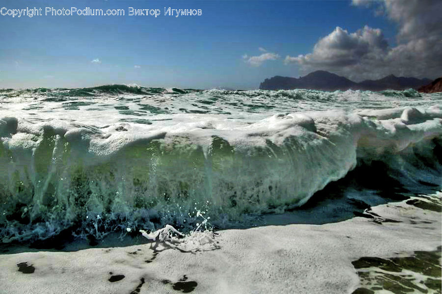 Arctic, Glacier, Ice, Mountain, Outdoors, Snow, Sea