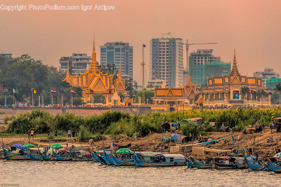Boat, Watercraft, Architecture, Shrine, Temple, Worship, Soil