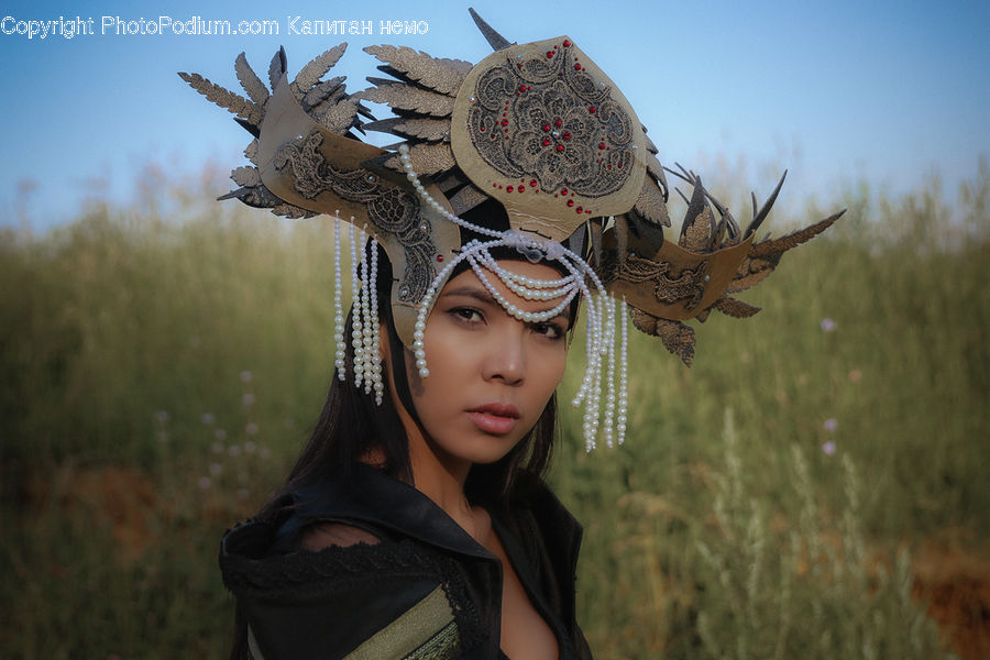 People, Person, Human, Antler, Female, Girl, Woman