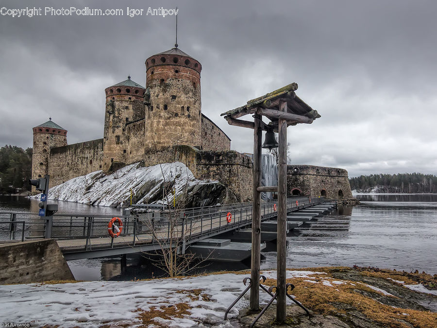 Architecture, Castle, Fort, Cross, Crucifix, Cabin, Hut