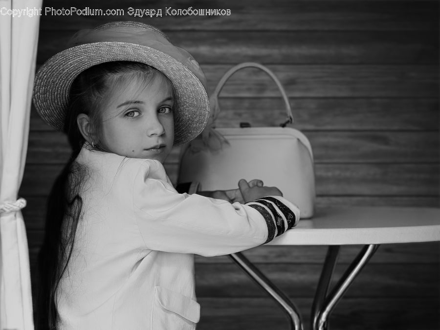 Human, People, Person, Chair, Furniture, Bucket, Portrait