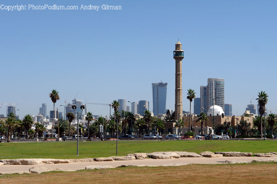 Architecture, Downtown, Plaza, Town Square, Building, Housing