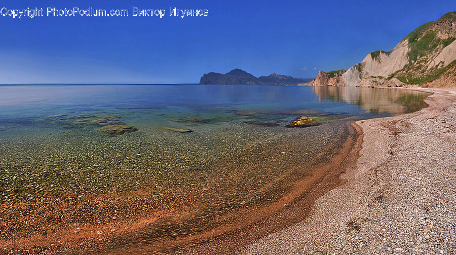 Beach, Coast, Outdoors, Sea, Water, Cove, Promontory