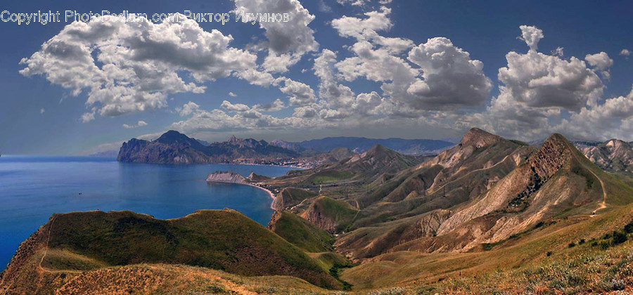Promontory, Azure Sky, Cloud, Outdoors, Sky, Cumulus, Plateau