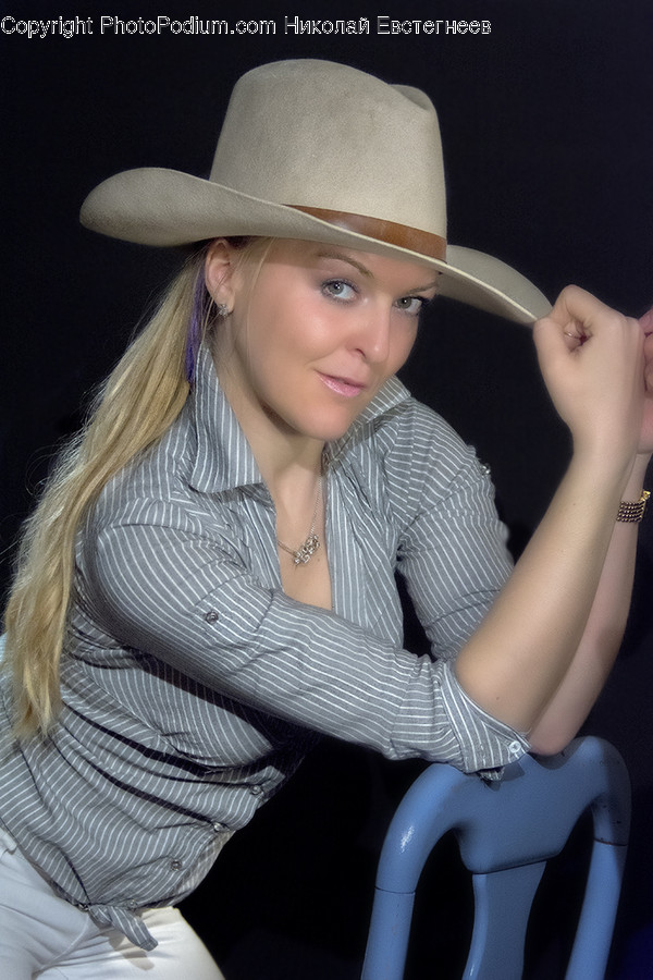 Cowboy Hat, Hat, Sun Hat, People, Person, Human, Head