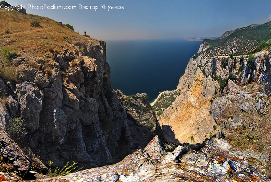 Cliff, Outdoors, Crest, Mountain, Peak, Canyon, Valley