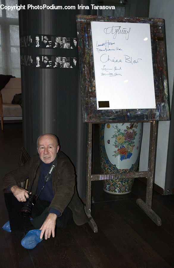 People, Person, Human, Chair, Furniture, Photo Booth, Lamp