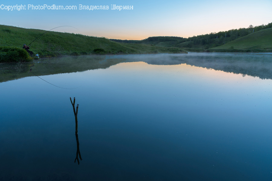 Lake, Outdoors, Water, Landscape, Nature, Scenery, Field