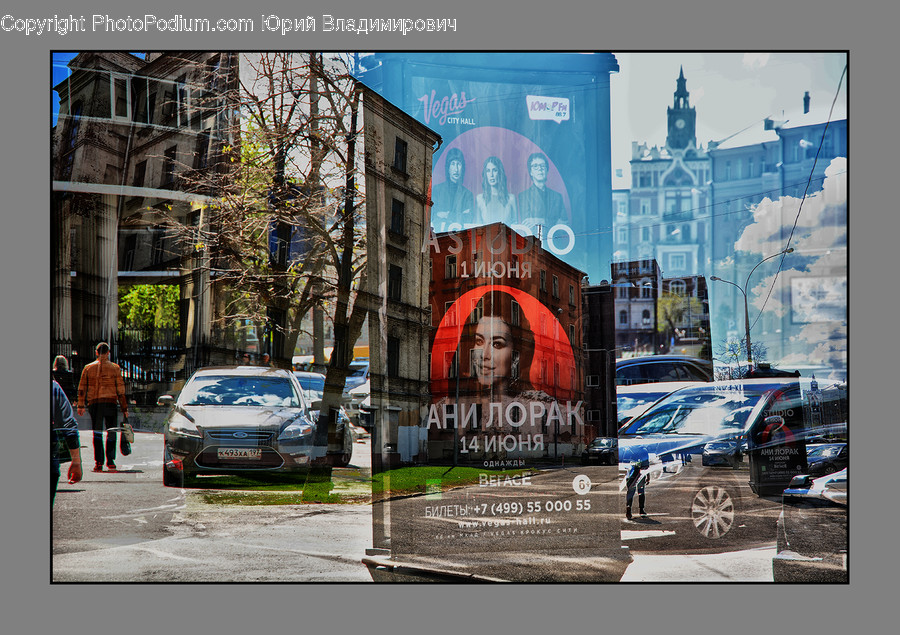Automobile, Car, Vehicle, Van, Sedan, Transportation, Art