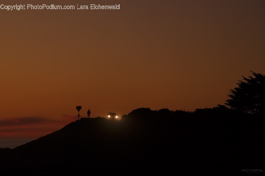 Dawn, Dusk, Sky, Sunrise, Sunset, Red Sky, Grassland